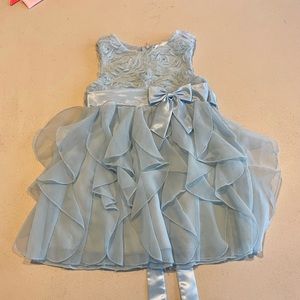 American Princess light blue ruffled gown